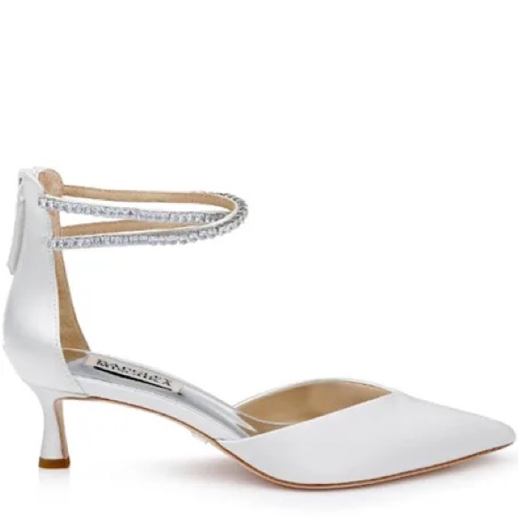 Badgley Mischka Lilibeth Dual Strapped Kitten Keel. Brand New with Box - Picture 2 of 6